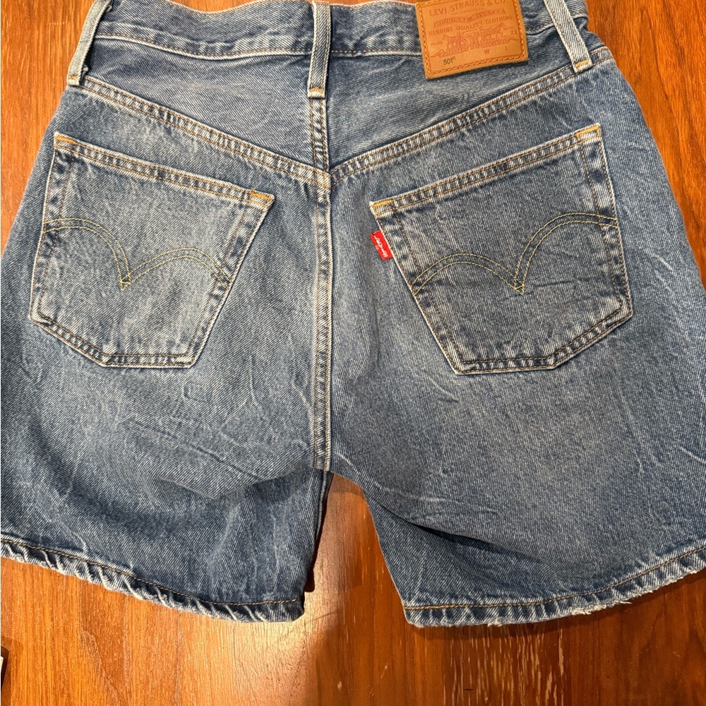 Levi's Classic Blue Jean Shorts, 501s, Aritzia